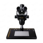 Kaisi S6 6.8-68X Synchronous Zoom Trinocular Stereo Microscope with Big Base - Image 3