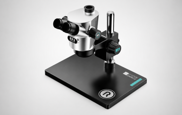 RF4 CX71 Next-Gen Trinocular Stereo Microscope – 6.5X-65X Continuous Zoom with Synchronous Interface & Dual Anti-Fatigue Ergonomic Design