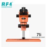 RF4 71i Orange Edition 30° Inclination Design 6.5-65X Zoom Trinocular Stereo Microscope with Big Base
