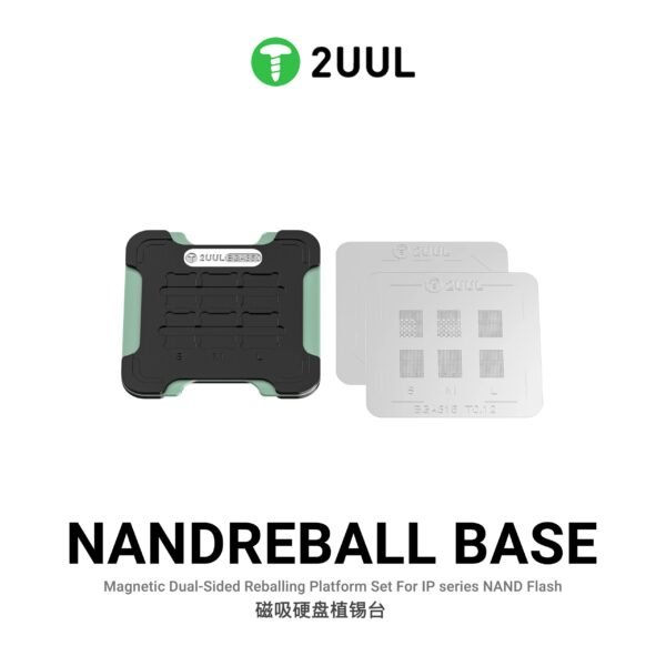 2UUL BH16 NAND Reball Base – Magnetic Dual-Sided High-Precision Reballing Platform